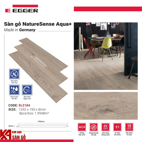 Sàn Gỗ Công Nghiệp Đức 8MM EGGER-EL2184